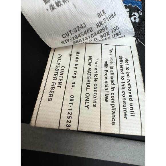 Vintage Patagonia Men’s Large Black Winter  Insulated Rubicon Rider Jacket Coat - Picture 14 of 16